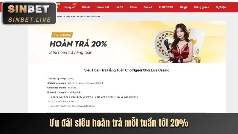 Ưu đãi đặc biệt cho VIP